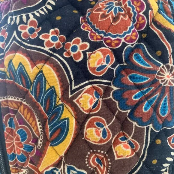 Vera Bradley Java Blue String Backpack - Picture 3 of 7